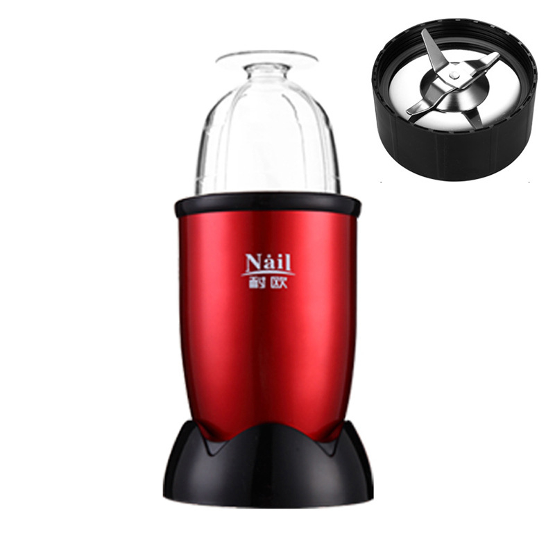 Mali kućni električni mljevenik za tablete, žitarice i biljna sredstva — stroj za mljevenje praha, 220 W, 110–240 V, 22 000 okr/min, posuda od nehrđajućeg čelika