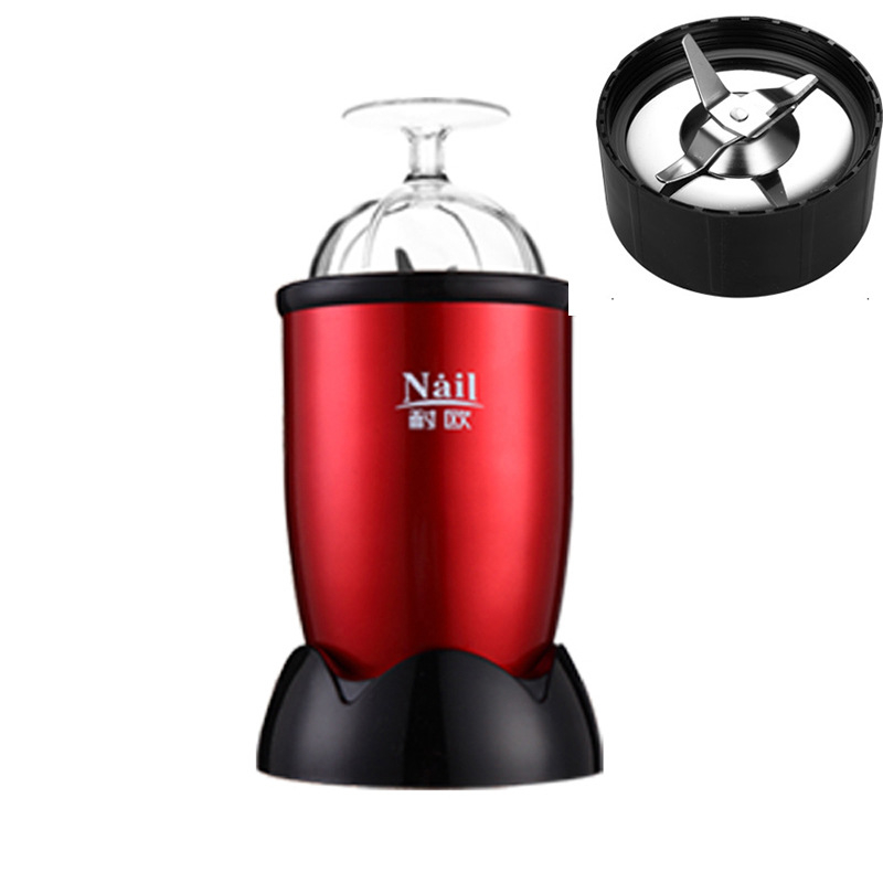 Mali kućni električni mljevenik za tablete, žitarice i biljna sredstva — stroj za mljevenje praha, 220 W, 110–240 V, 22 000 okr/min, posuda od nehrđajućeg čelika