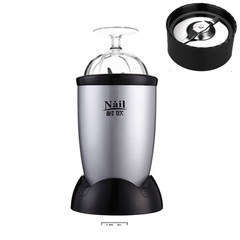 Mali kućni električni mljevenik za tablete, žitarice i biljna sredstva — stroj za mljevenje praha, 220 W, 110–240 V, 22 000 okr/min, posuda od nehrđajućeg čelika