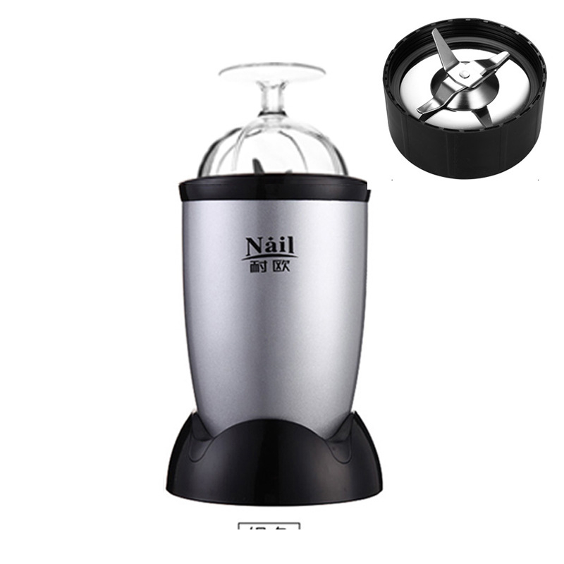 Mali kućni električni mljevenik za tablete, žitarice i biljna sredstva — stroj za mljevenje praha, 220 W, 110–240 V, 22 000 okr/min, posuda od nehrđajućeg čelika