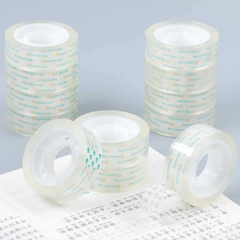 Priehľadná kancelárska lepivá páska Create ease CY1291 pre kancelárske potreby, hrúbka bežná