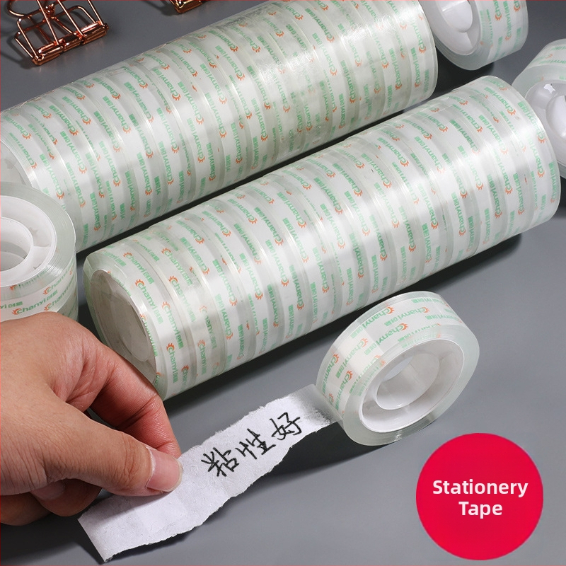 Priehľadná kancelárska lepivá páska Create ease CY1291 pre kancelárske potreby, hrúbka bežná