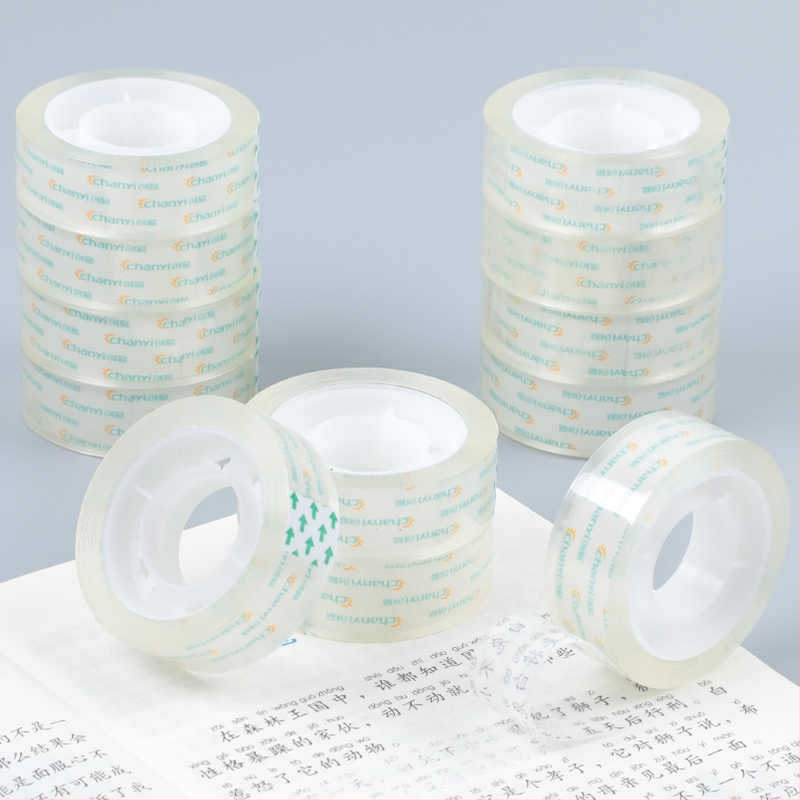 Priehľadná kancelárska lepivá páska Create ease CY1291 pre kancelárske potreby, hrúbka bežná