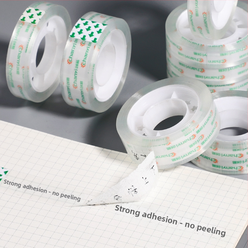 Priehľadná kancelárska lepivá páska Create ease CY1291 pre kancelárske potreby, hrúbka bežná