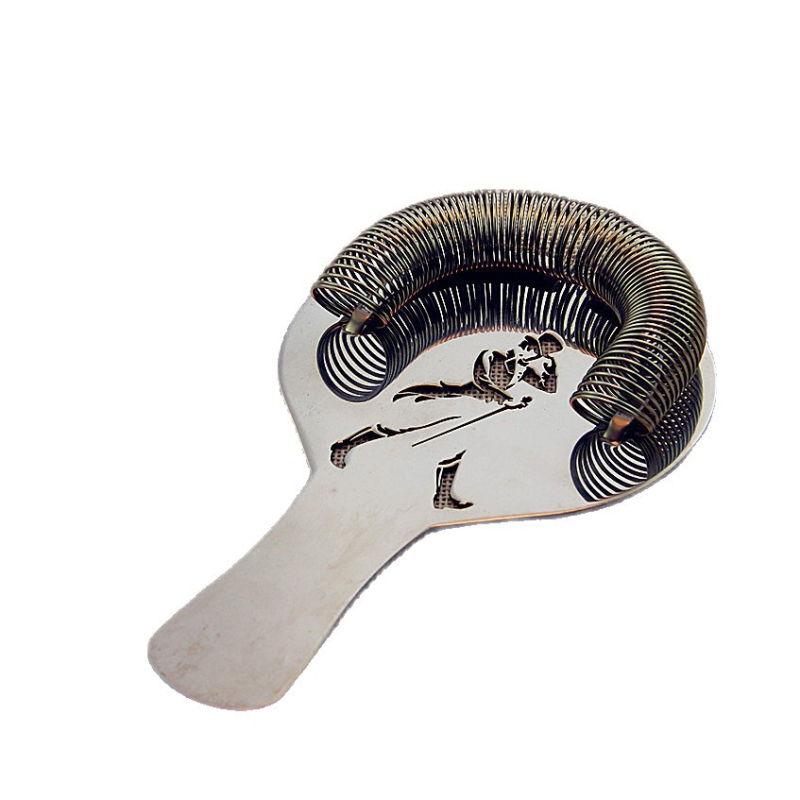 Odvajanje leda – 430 nehrđajući čelik, cvjetni uzorak, filtar za koktele