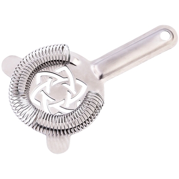 304 rozsdamentes acél koponya koktél szűrő jégelválasztóval