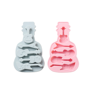 Gitár alakú szilikon sütőforma – csokoládé és sütemények (Anyag: szilikon; Használat: sütés; Kategória: sütőformák)