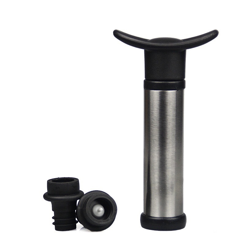 Qi Rui műanyag borvákumdugó egy pumpával, kettős dugóval, 2017 téli megjelenés