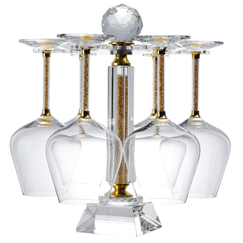 Ólommentes kristályból készült borospohár-készlet, kapacitás 501–600 ml, modern egyszerű stílus