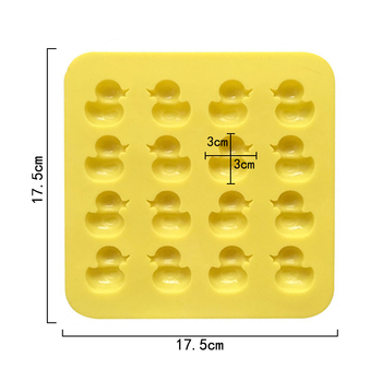 Kacsát formázó szilikon csokoládé forma sütéshez DIY – szilikon sütőforma, torta forma, márka Than