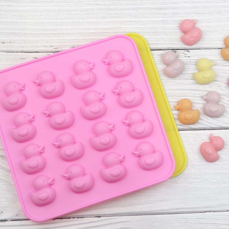 Kacsát formázó szilikon csokoládé forma sütéshez DIY – szilikon sütőforma, torta forma, márka Than