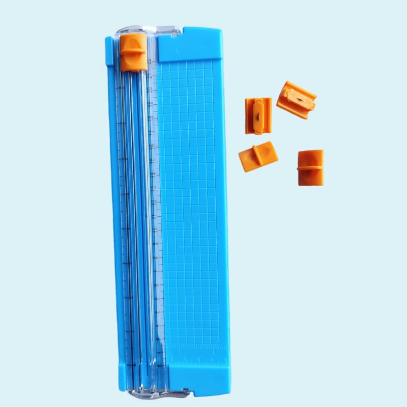 Rezač papira, prijenosni rezač, plastično kućište, alat za rezanje i skladištenje