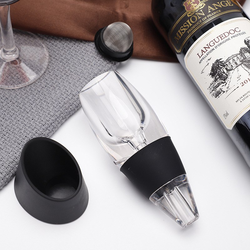 Qi Rui műanyag bor-aerátor bárhoz – modern minimalist stílus, súly 0.5 g