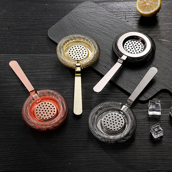 Nehrđajući čelični filter leda za koktele, alat za filtriranje, Broj proizvoda 005, Prilagodljivo, Ispis logotipa