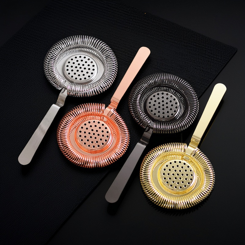 Nehrđajući čelični filter leda za koktele, alat za filtriranje, Broj proizvoda 005, Prilagodljivo, Ispis logotipa