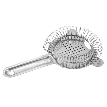 Jégkészlet hálós szűrővel és szűrőkanállal 304-es rozsdamentes acélból; egyszerű stílus; súly 50 g; csomagolás OPP zacskóban