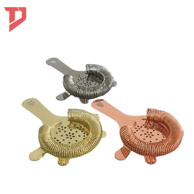 Jégkészlet hálós szűrővel és szűrőkanállal 304-es rozsdamentes acélból; egyszerű stílus; súly 50 g; csomagolás OPP zacskóban