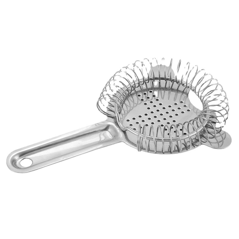 Jégkészlet hálós szűrővel és szűrőkanállal 304-es rozsdamentes acélból; egyszerű stílus; súly 50 g; csomagolás OPP zacskóban