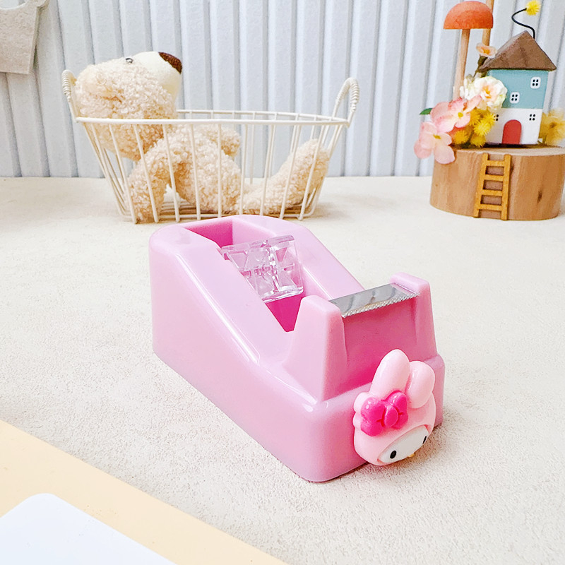 Asztali Cartoon Sanrio szalagvágó, műanyag test, 217 g, akár 25 mm szélességű szalaghoz, tengelyátmérő 25 mm