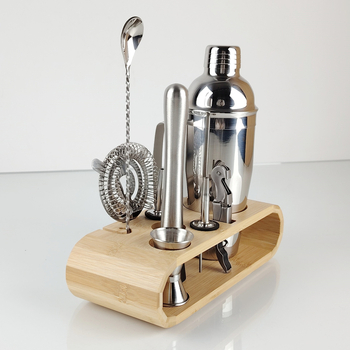 Set alata za bar iz nehrđajućeg čelika za koktele, 10-dijelni komplet, moderan stil, ljeto 2021