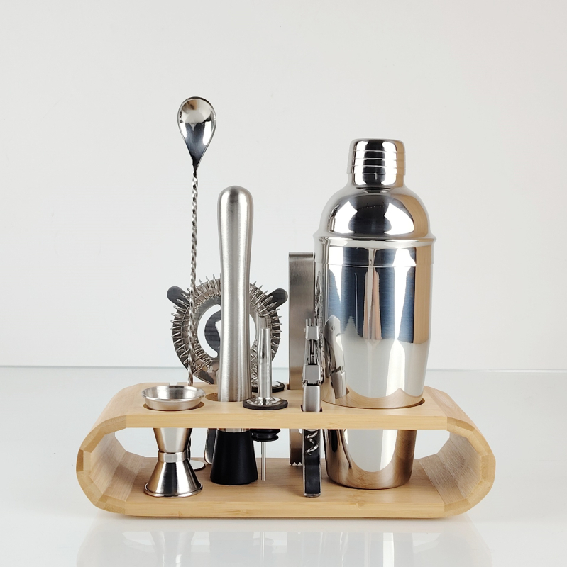 Set alata za bar iz nehrđajućeg čelika za koktele, 10-dijelni komplet, moderan stil, ljeto 2021