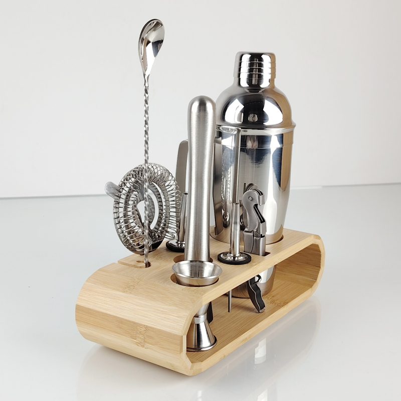 Set alata za bar iz nehrđajućeg čelika za koktele, 10-dijelni komplet, moderan stil, ljeto 2021