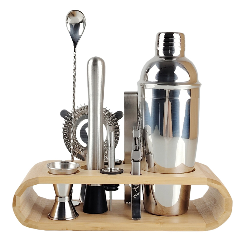 Set alata za bar iz nehrđajućeg čelika za koktele, 10-dijelni komplet, moderan stil, ljeto 2021
