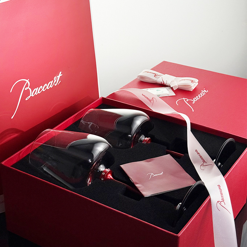 Čaša za crveno vino od kristalnog stakla, set od 2, kapacitet 401–500 ml, stil lagan luksuz, mogućnost personalizacije uz tiskanje logotipa