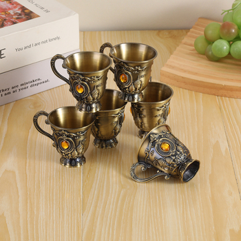 Set barware, 8 komada, cinkova zlitina, lagani luksuzni retro stil