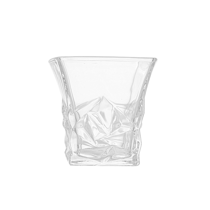 Čaša za whisky, lagani luksuzni retro stil, staklo od soda-lime, bez ručke i bez poklopca, model TZ-4