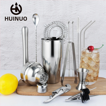 Huinuo 14-dijelni set barware od nehrđajućeg čelika OS14JT s logom