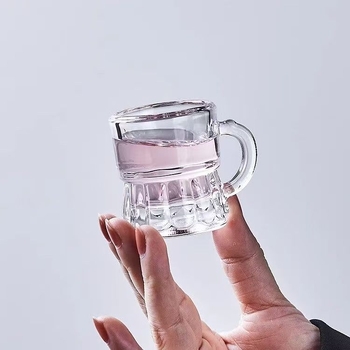 Mayflower koreanskog stila čaša za koktel s drškom, staklena, kapacitet 1–100 ml