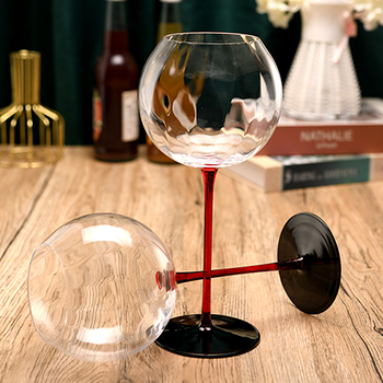 Yu Kai kristály boros pohár, nordikus stílus, készlet 4 darab