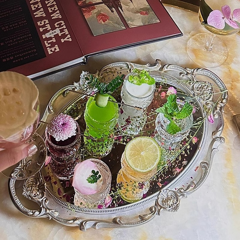 Set čaša za koktele od stakla, kapacitet 1–100 ml, stil laganog luksuza i retro, pakiranje u papirnatoj kutiji