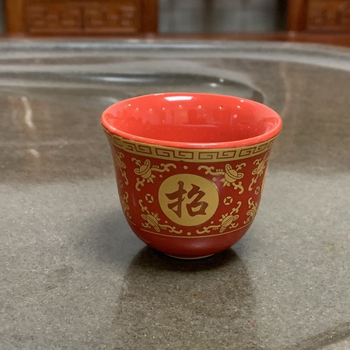 Keramička čaša za vino, jednostavan stil, bez loga