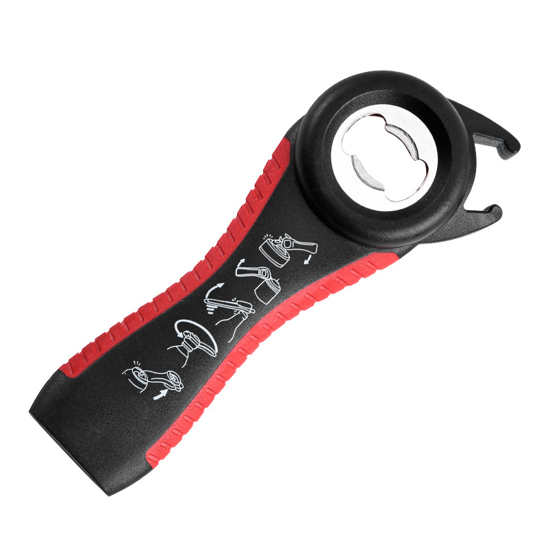 Мултифункционален комплект отварящи за бутилки и кутии от неръждаема стомана – 5‑в‑1 за бира, 6‑в‑1 за кутии, 4‑в‑1 за капаци