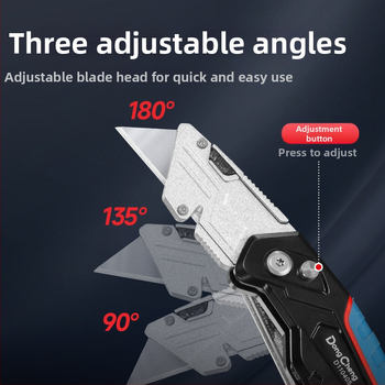 Masszív alumínium ötvözetből készült vágókés gumírozott fogantyúval — ipari minőségű tapéta- és papírvágó