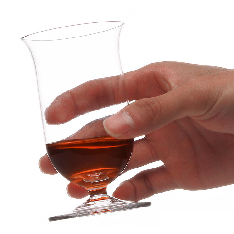 Čaša za vino od kristalnog stakla s elegantnim retro stilom, kapacitet 101–200 ml, otisnuti logo, prilagodba dostupna