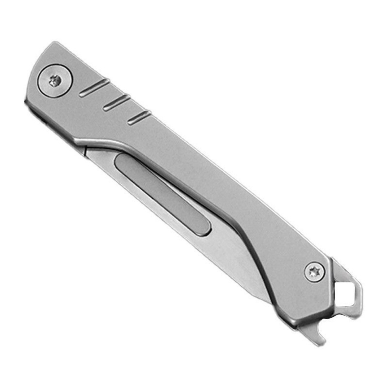 Sklopni nož, od čelika, oštrica 0,28 mm debljine × 8 mm širine, 47 g, prenosni privjesak za ključeve