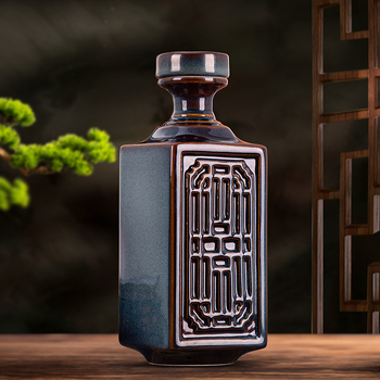 Bao Fuxiang keramijska zatvorena boca za vino, novi kineski stil, vrhunska kvaliteta, pojedinačno pakiranje
