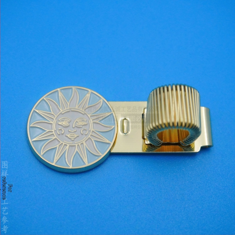 Prilagođeni karikaturalni metalni klips za olovku, od cinkove legure, dizajn protiv gubitka