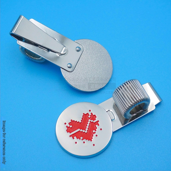 Kovový klip na pero pre zošity – dizajn proti strate, zliatina, značka Sincerity