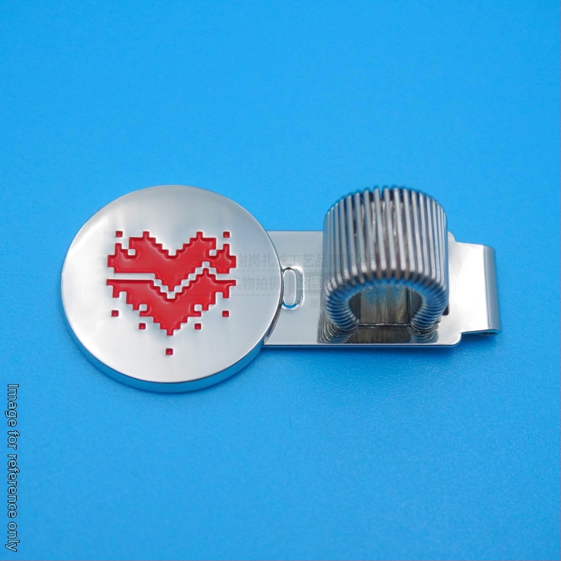 Kovový klip na pero pre zošity – dizajn proti strate, zliatina, značka Sincerity