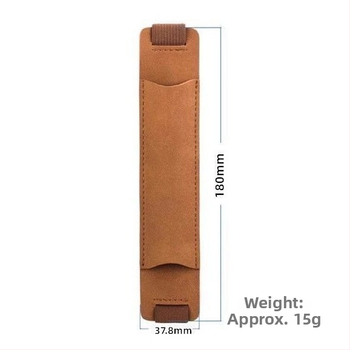 Hongjie PU materiál Kapacitná pero púzdro, ochrana proti strate a opotrebeniu, s oceľovým pásom