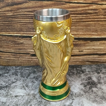 Nehrđajući čelik čaša za pivo, kapacitet 401-500 ml, moderni minimalistički dizajn, motiv Herkules, težina 680 g