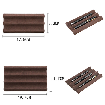 Στήριγμα γραφίδων από δέρμα Crazy Horse, 1/2/3 διαμορφώσεις, μοντέλο Penholder