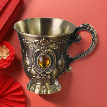 Kovový set na pitie, retro štýl, luxusný retro dizajn, európsky štýl