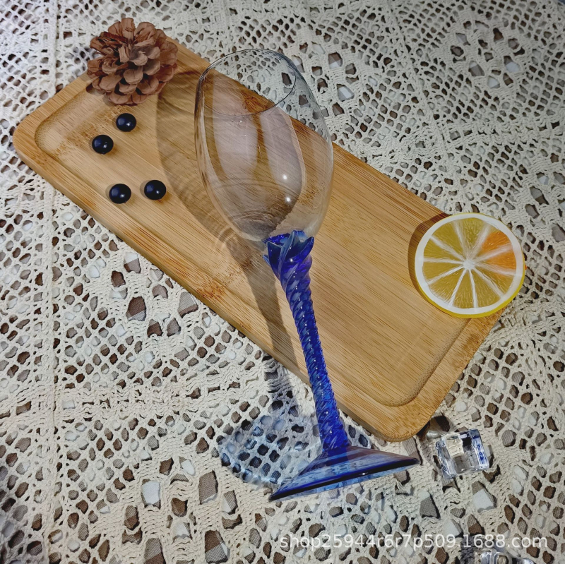 Vinska čaša od stakla, goblet u retro stilu, kapacitet 201–300 ml, mogućnost prilagođavanja i otiska logotipa