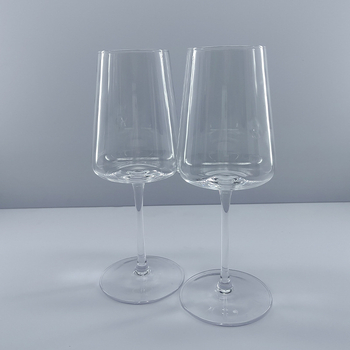 Kristályüveg goblet borospohár, 501-600 ml, egyszerű stílus, prémium minőség, fogantyú nélküli (kristályüveg, 501-600 ml, egyszerű stílus, prémium)