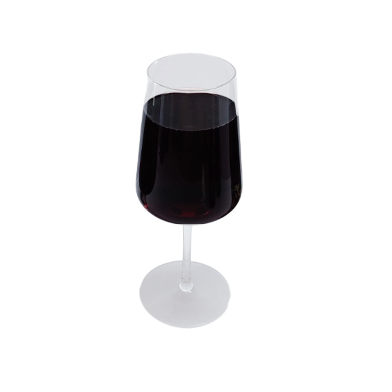 Kristályüveg goblet borospohár, 501-600 ml, egyszerű stílus, prémium minőség, fogantyú nélküli (kristályüveg, 501-600 ml, egyszerű stílus, prémium)